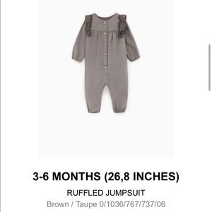 Zara baby girl jumpsuit